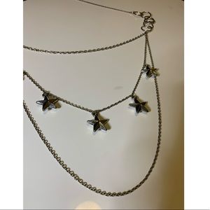 Silver Star Layered Necklace